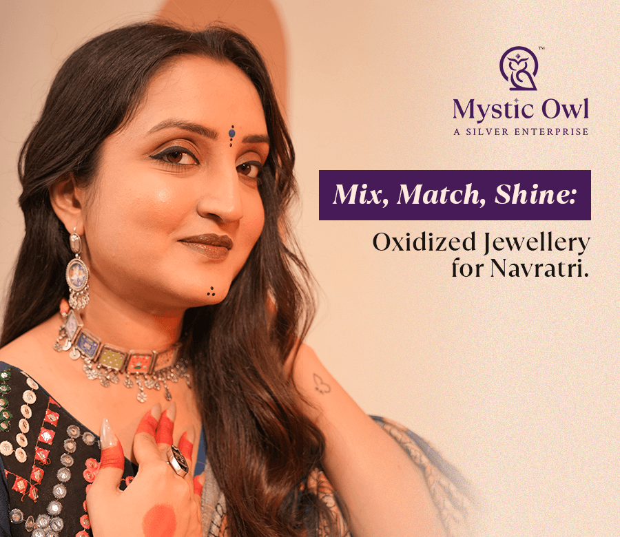 Shine Bright with Latest Silver Oxidised Jewellery For Navratri