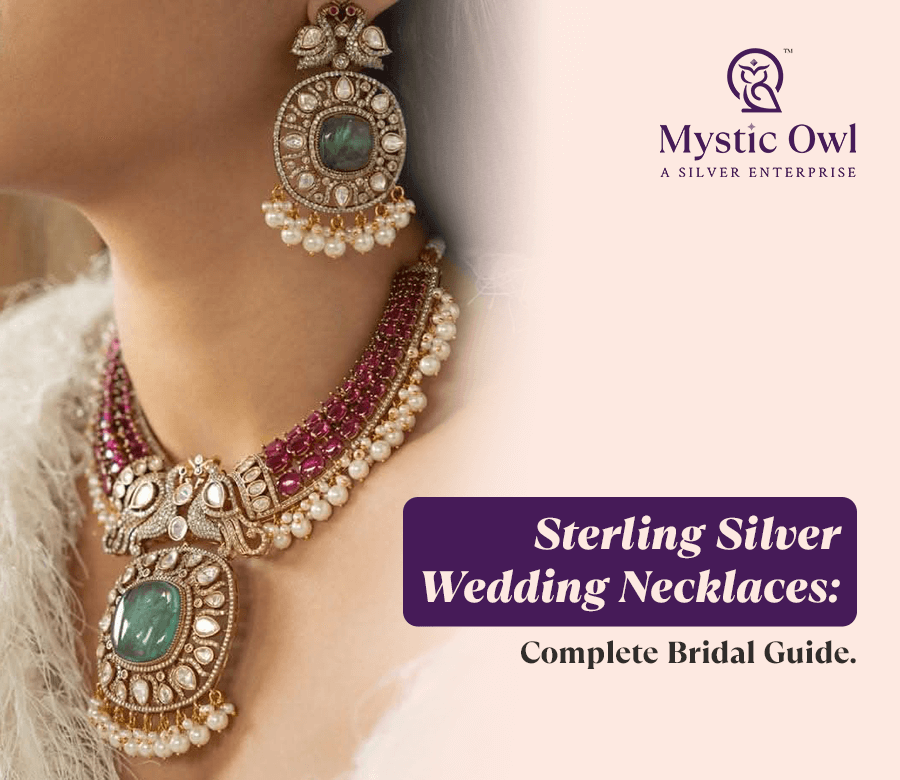 Sterling Silver Wedding Necklaces: Complete Bridal Guide