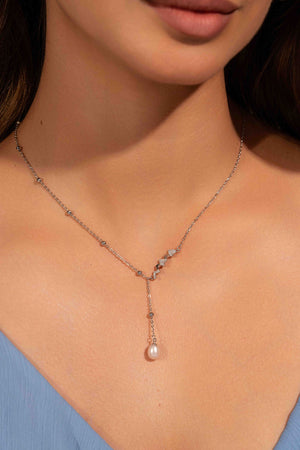 A Drop of Pearl Necklace