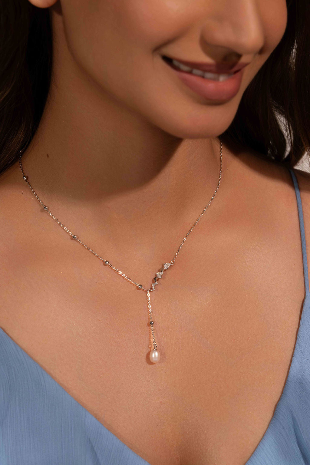 A Drop of Pearl Necklace