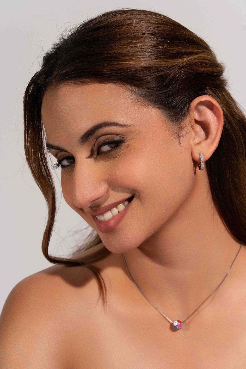 Fleurpop Necklace In Silver At Bwest Silver Brand Store In India